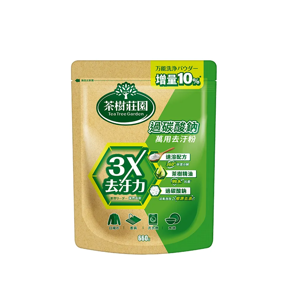 【茶樹莊園】過碳酸鈉萬用去汙粉660g/入