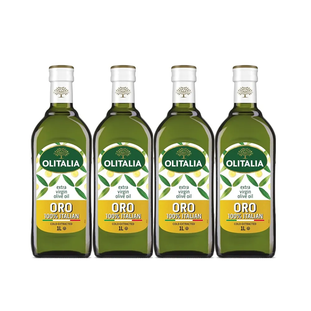 【Olitalia 奧利塔】特級初榨橄欖油禮盒組(1000mlx4瓶)