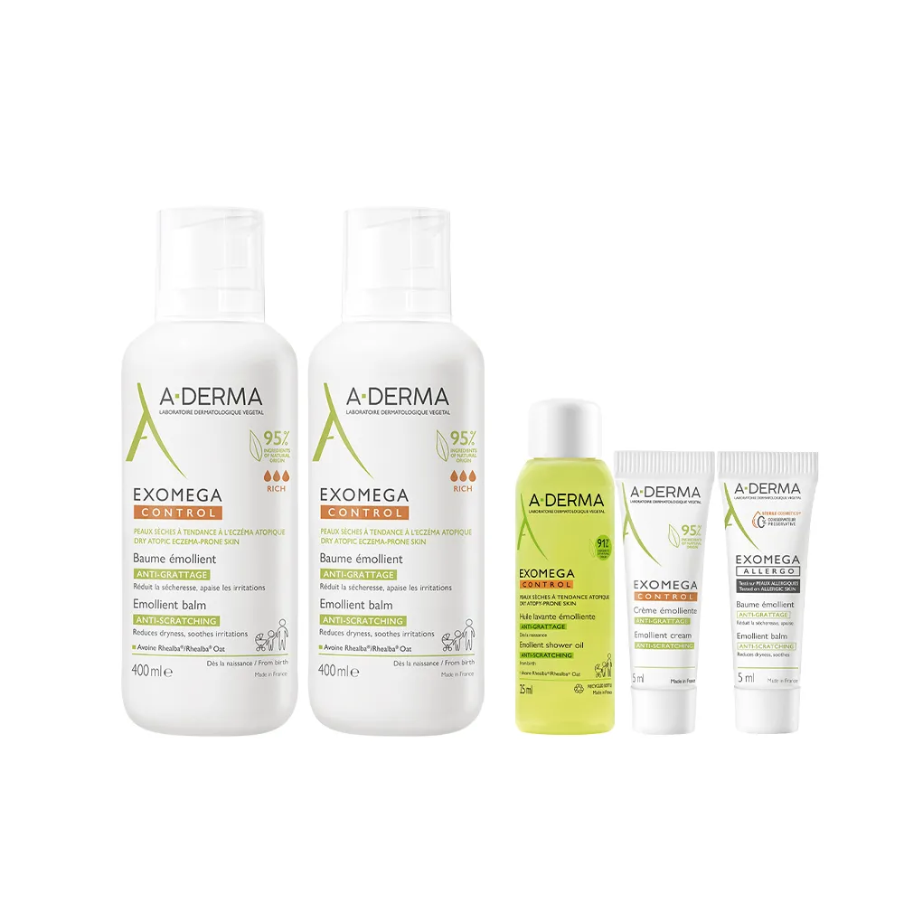 【A-DERMA 艾芙美】官方直營 益護佳強護霜400ml 2入組(強效舒緩乾癢)