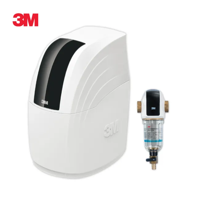【3M】SFT-100 全屋/全戶式軟水系統/軟水機 加碼送3M BFS3-40BK前置反洗淨水系統-曜石黑