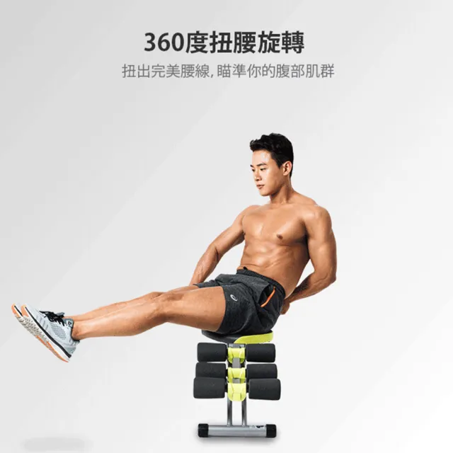 【Wonder Core】全能塑體健身機 強化升級版(健腹機/划船機/重訓機)