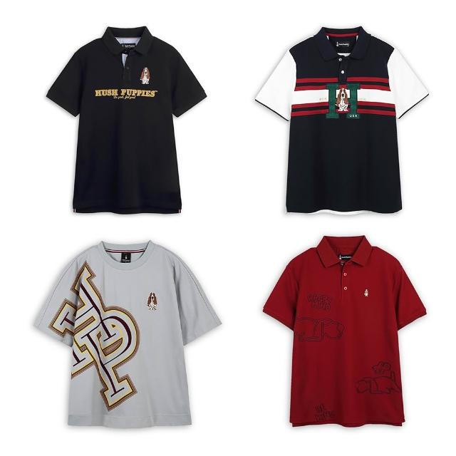 【Hush Puppies】男裝 上衣 精選人氣品牌LOGO上衣 (多款任選)