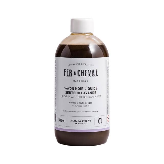 【Fer a Cheval 法拉夏】薰衣草黑皂液 500ml(去汙除霉 窗戶 地板清潔 浴廁除霉 花草除蟲 草本植萃)