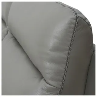 【NITORI 宜得利家居】◎半皮3人用沙發 HIGH GRADE DGY(半皮 沙發)