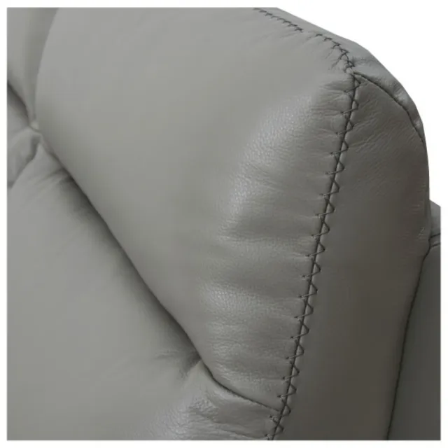 【NITORI 宜得利家居】◎半皮3人用沙發 HIGH GRADE DGY(半皮 沙發)