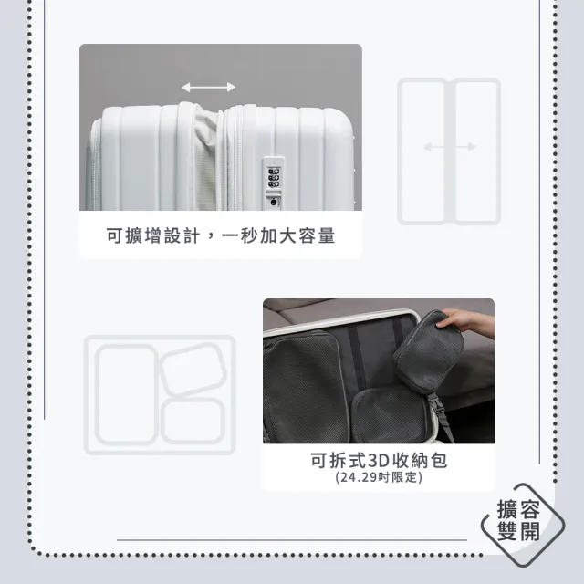 【Arlink】百變箱 20吋行李箱 上掀前開/對開(前掀式行李箱/前開登機箱/廉航登機箱/上掀式登機箱/小行李箱)