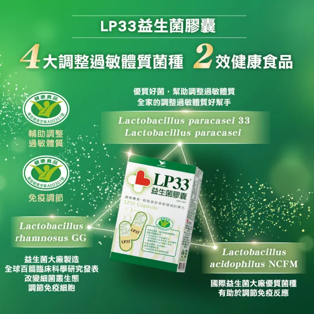 【統一】LP33益生菌膠囊5盒+B1 PLUS 1盒(30顆/盒-調整體質 提振精神 複合菌株 保健禮盒)