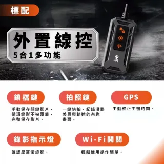 【CARSLAVE】D9機車行車記錄器1080P高畫質前後雙鏡頭款(WIFI/加碼送32G記憶卡)