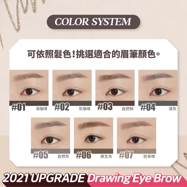 【ETUDE】官方直營 素描高手造型眉筆 (8入組)