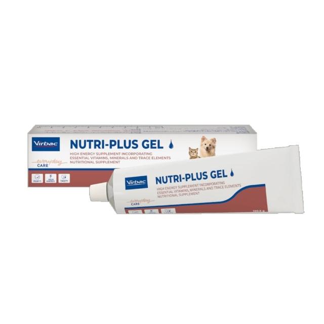【Virbac 維克】Nutri Plus Gel-克補營養軟膏 120.5g(寵物營養補充 高能量補給)