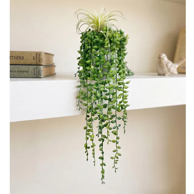 【HUGO DECO 榆果傢飾】綠之蔓藤蔓植栽(擬真植栽/垂墜植栽/藤蔓/居家佈置/綠化)