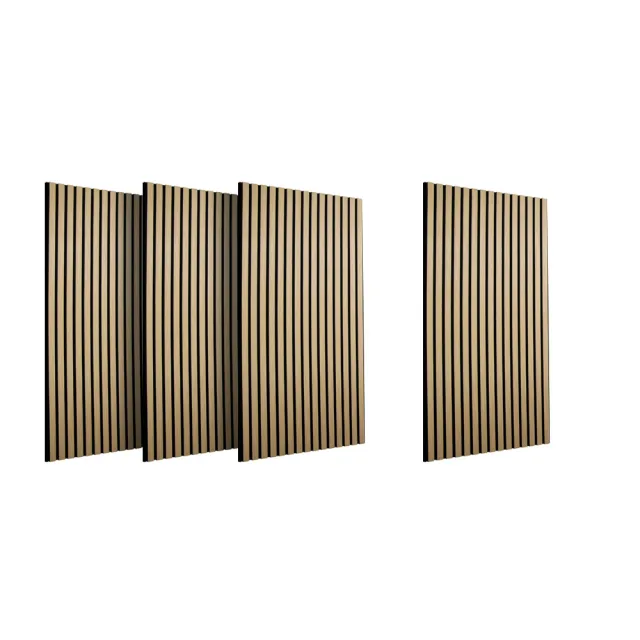 KEYSTONE 木格柵吸音板60X120cm 4片裝(White Oak/Walnut/Walnut JK)