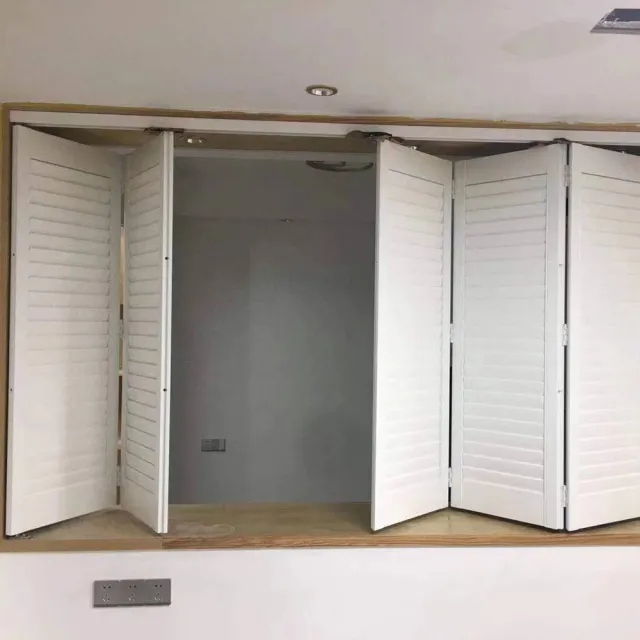 【MIDUOLI 米多里】(工廠專業製作/連工帶料高品質裝修)俄羅斯椴木-實木百葉-衣櫃折疊門/系統收納櫃門-30才