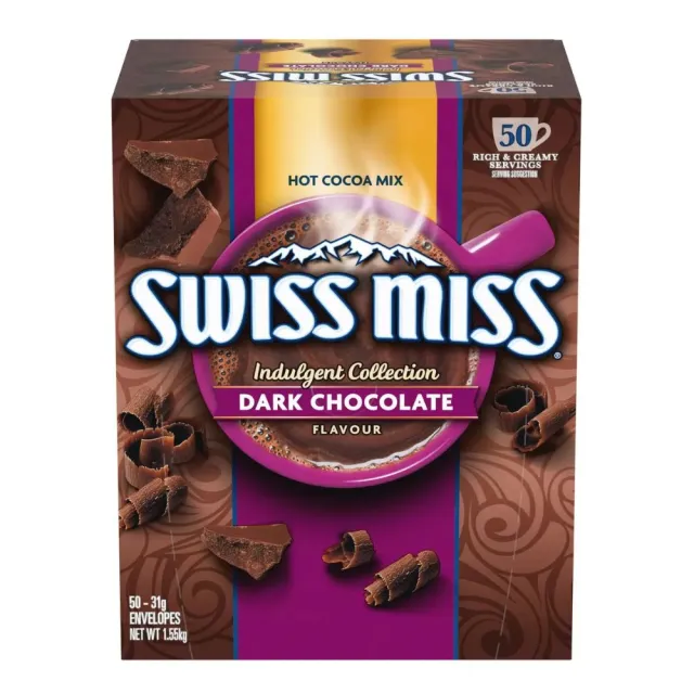 【SWISS MISS】香醇巧克力即溶可可粉x1盒(31gX50入/盒)