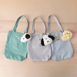 【Norns】Peanuts史努比吊飾購物袋 Norns Original Design Snoopy 胡士托 摺疊環保袋