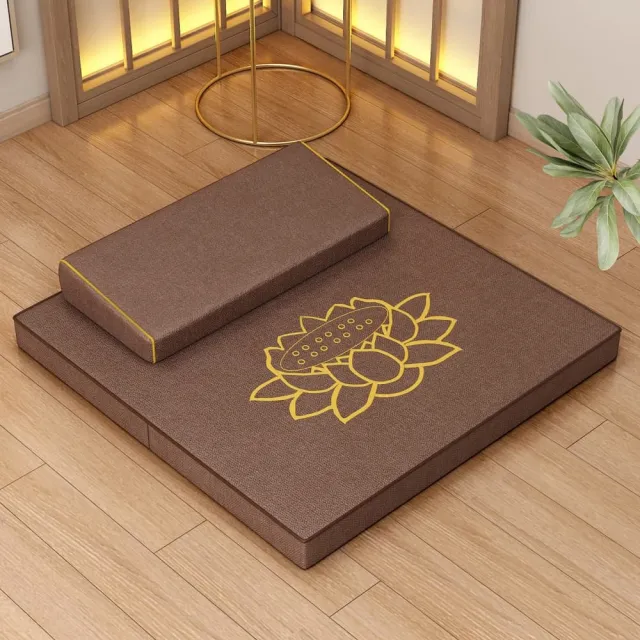 新川 大尺寸禪坐墊 80x80cm（冥想墊 打坐墊 拜佛跪墊 靜坐專用墊 蒲團坐墊 禪修加厚墊 加厚設計）