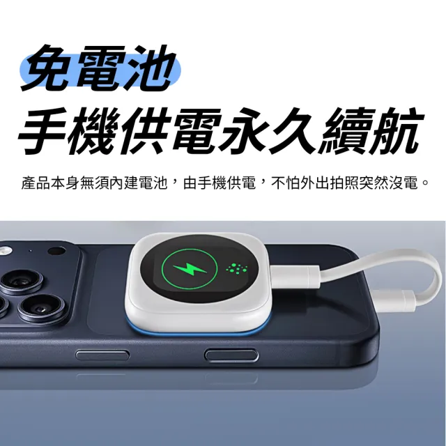 【YOMIX 優迷】MagSafe 磁吸高清同步Mini自拍器 (藍牙遙控/免充電/即拍零延遲/Apple專用/自拍/即插即用)