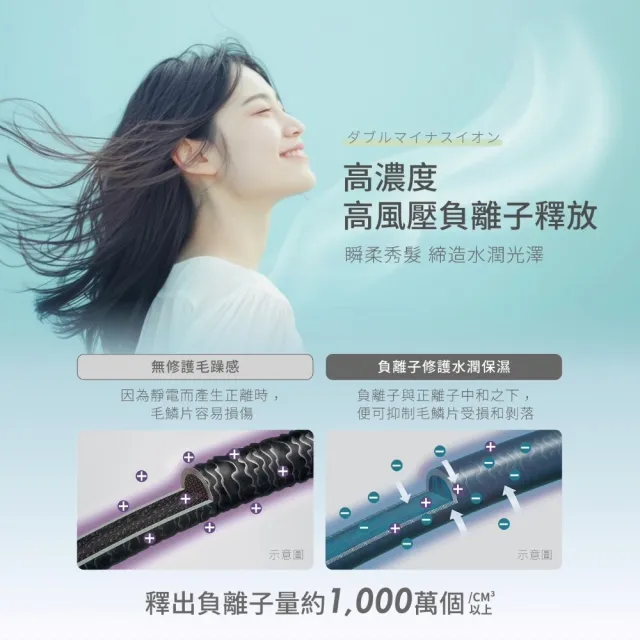 【TESCOM】官方直營 專業負離子吹風機 白色 TD760TW