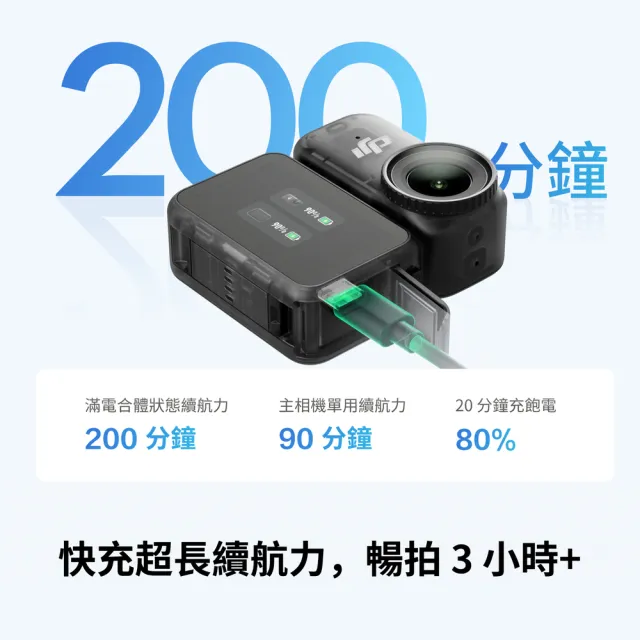 【DJI】Osmo Nano隨行套裝(128GB) 運動相機/迷你相機｜續航200分｜自帶卡槽(聯強國際貨)