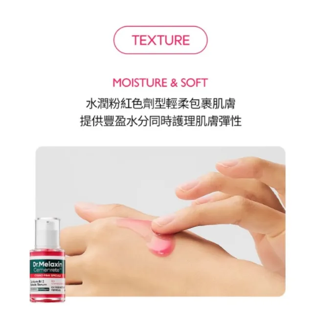 【Dr.Melaxin】鈣因子緊緻煥活粉紅微晶精華30ml+乳霜50ml(官方正貨)