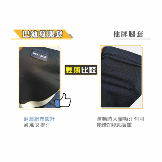 【BodyVine 巴迪蔓】超薄貼紮小腿套-1雙(小腿護套 小腿肌包覆穩固 CT-13514)