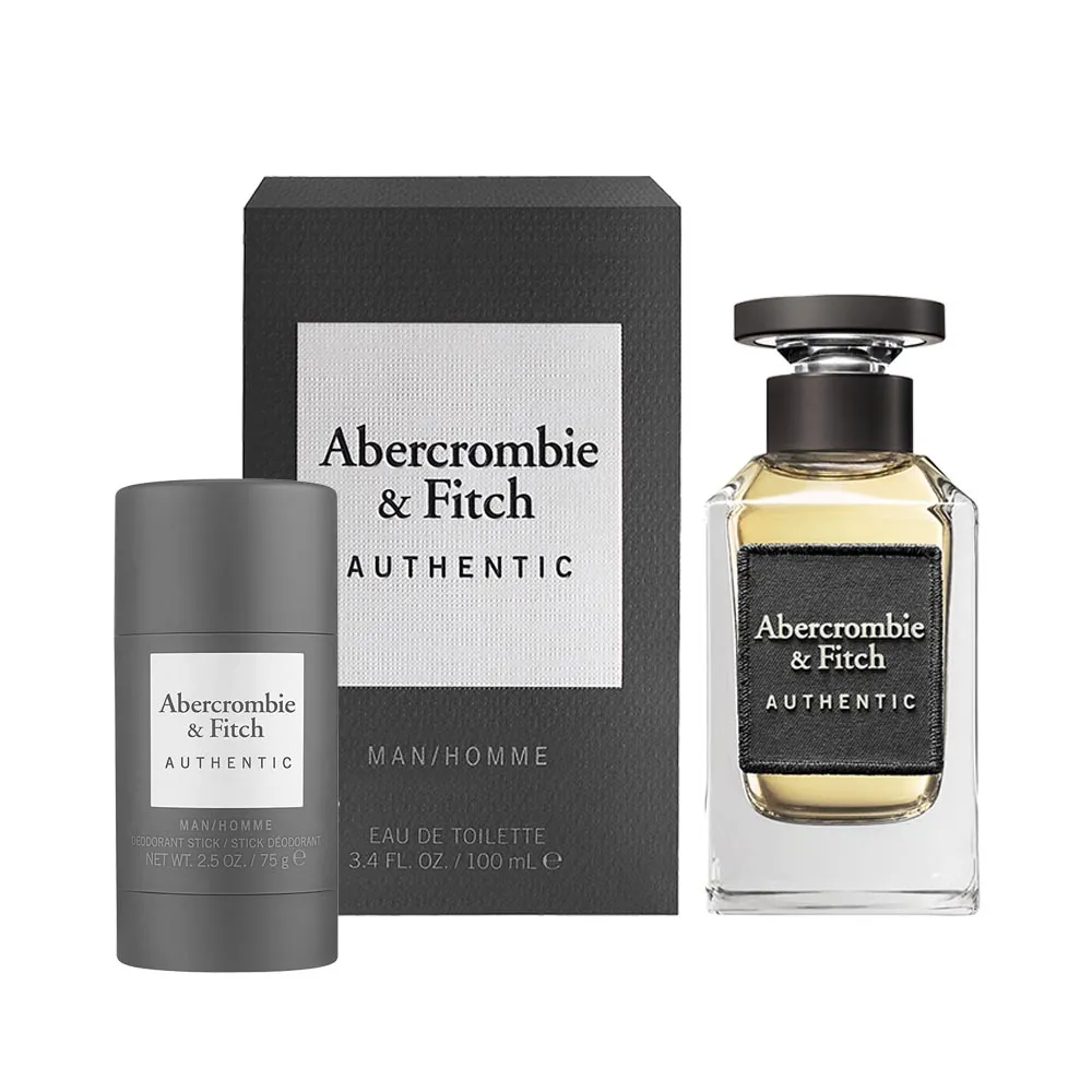 【Abercrombie & Fitch】真我男性淡香水100ml(贈隨機體香膏73g.專櫃公司貨)