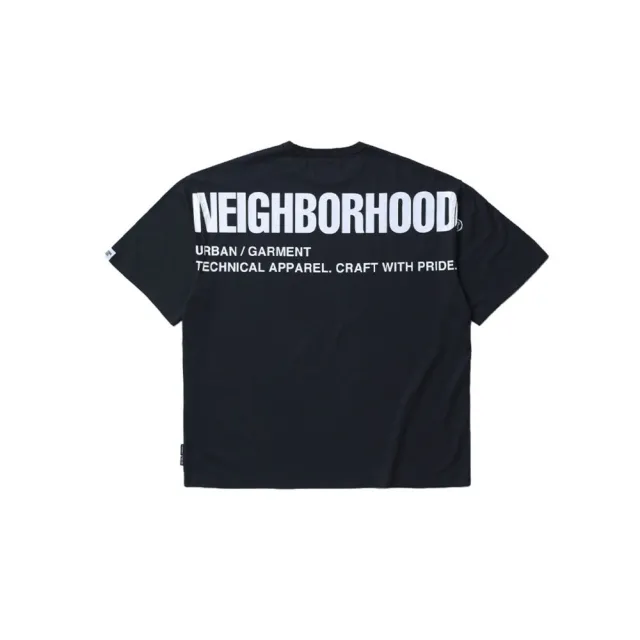【NEIGHBORHOOD】Sheltech Crewneck 機能涼感字母短袖 黑/白 261BWNH-CSM02
