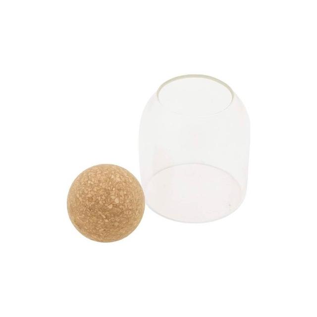 【3COINS】軟木蓋玻璃密封罐500ml