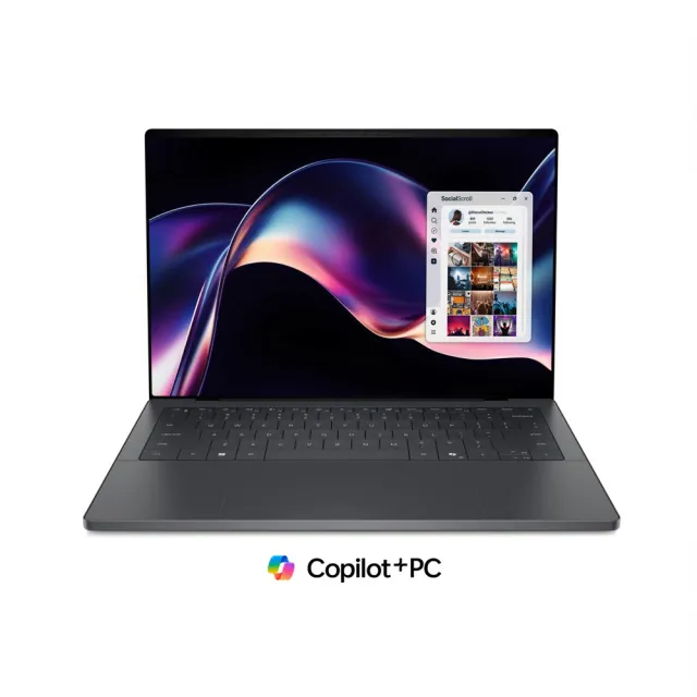 【DELL 戴爾】14吋Ultra X9 OLED輕薄Copilot+觸控筆電(XPS/DA14260-R1988BTTW/UX9-388H/32G/2TB/W11P/灰
