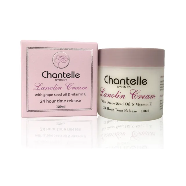 【Chantelle】綿羊霜含葡萄籽油及維他命E (6入組 120ml/罐)