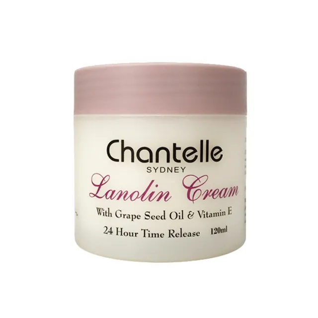 【Chantelle】綿羊霜含葡萄籽油及維他命E (6入組 120ml/罐)