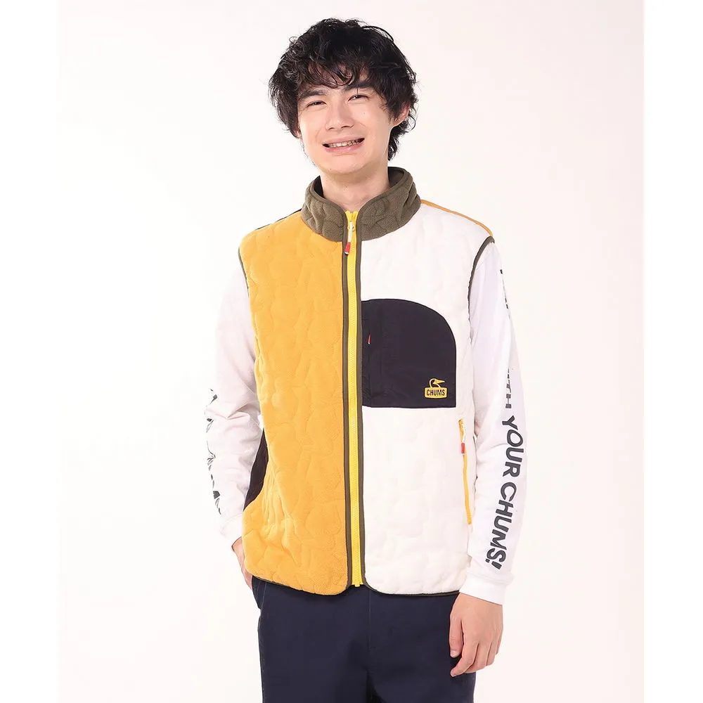 CHUMS】CHUMS 休閒Booby Stitch Fleece Vest刷毛背心OcherCrazy 男