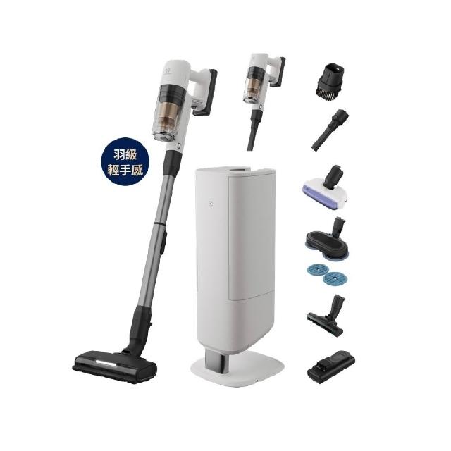 【Electrolux 伊萊克斯】700系列極淨塔輕量濕拖吸塵器-佔地A4大/濕拖乾吸除螨/自動集塵(EFP72315S)