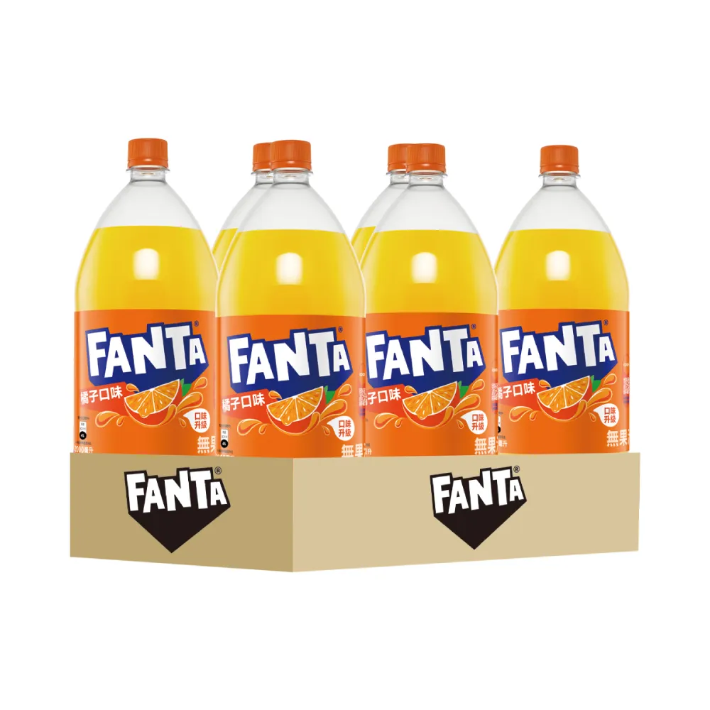 【Fanta 芬達】橘子汽水 寶特瓶2000ml x6入/箱