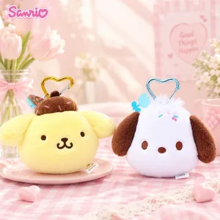 【SANRIO 三麗鷗】正版授權夏日冰淇淋系列美樂蒂大耳狗酷洛米帕恰狗布丁狗玩偶包包吊飾鑰匙