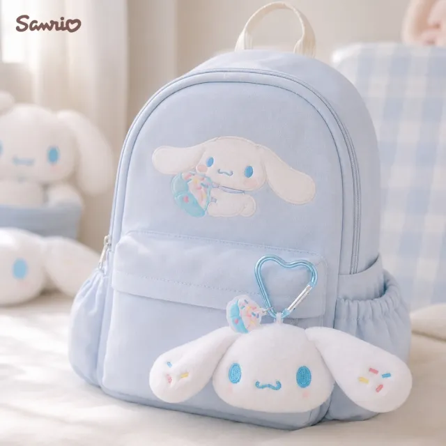 【SANRIO 三麗鷗】正版授權夏日冰淇淋系列美樂蒂大耳狗酷洛米帕恰狗布丁狗玩偶包包吊飾鑰匙