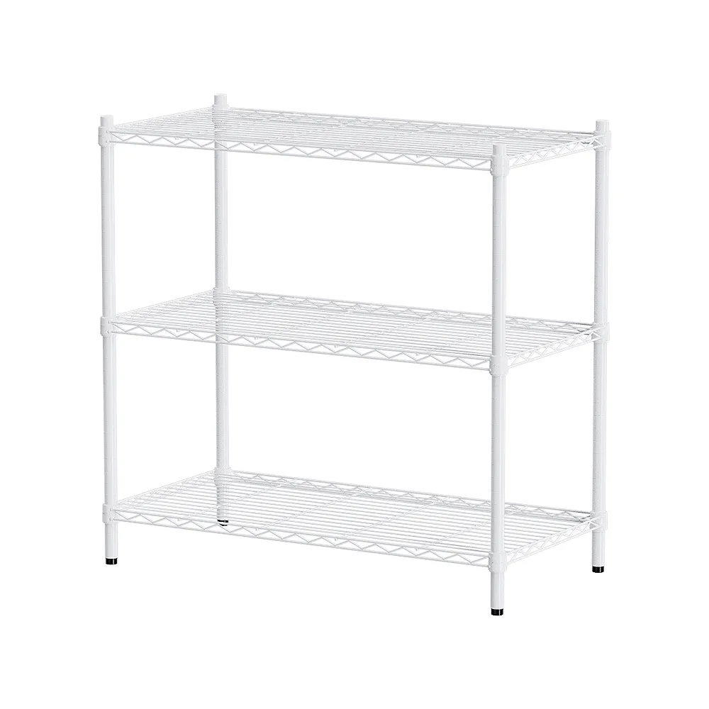 【dayneeds 日需百備】輕型 90x45x90公分烤漆三層架 兩色可選(鐵力士架/收納層架/展示架/層架/鐵架)