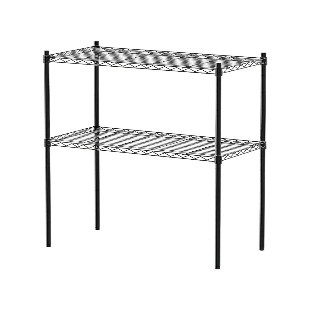 【dayneeds 日需百備】輕型 90x45x90公分烤漆二層架(鐵力士架/收納層架/鞋架/展示架/層架/鐵架)