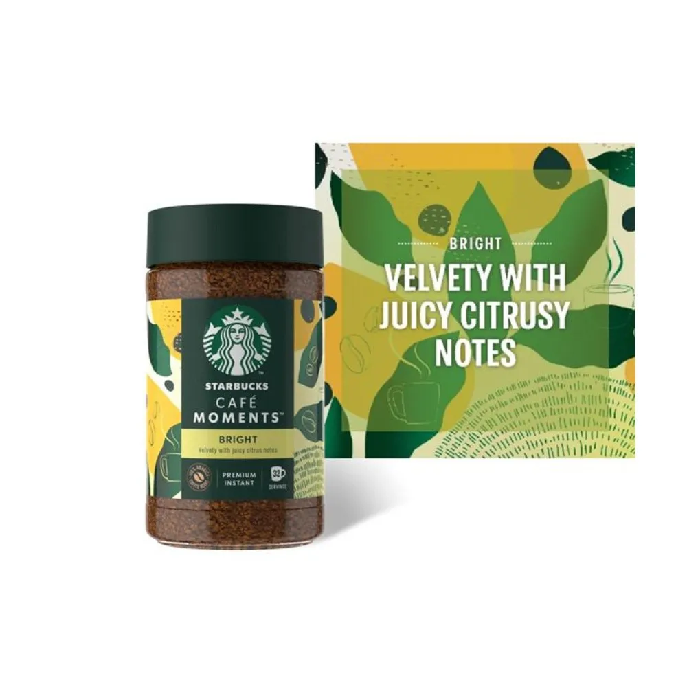 【STARBUCKS 星巴克】CAFE MOMENTS 星時刻特選咖啡-明亮/輕柔(口味任選；65g/罐)