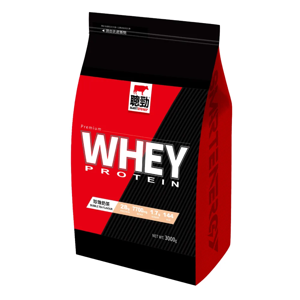 【RED COW 紅牛】官方直營 聰勁即溶乳清蛋白-珍珠奶茶風味-3公斤(BCAA、胺基酸、蛋白質)