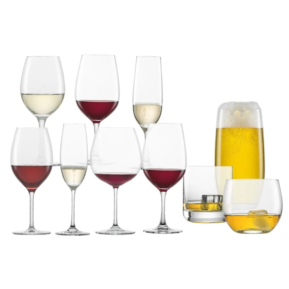 【ZWIESEL GLAS】MOMO獨家款 x 德國ZWIESEL酒杯 2入x2組 10款任選(紅白酒杯/ 香檳萬用杯/威士忌啤酒杯)
