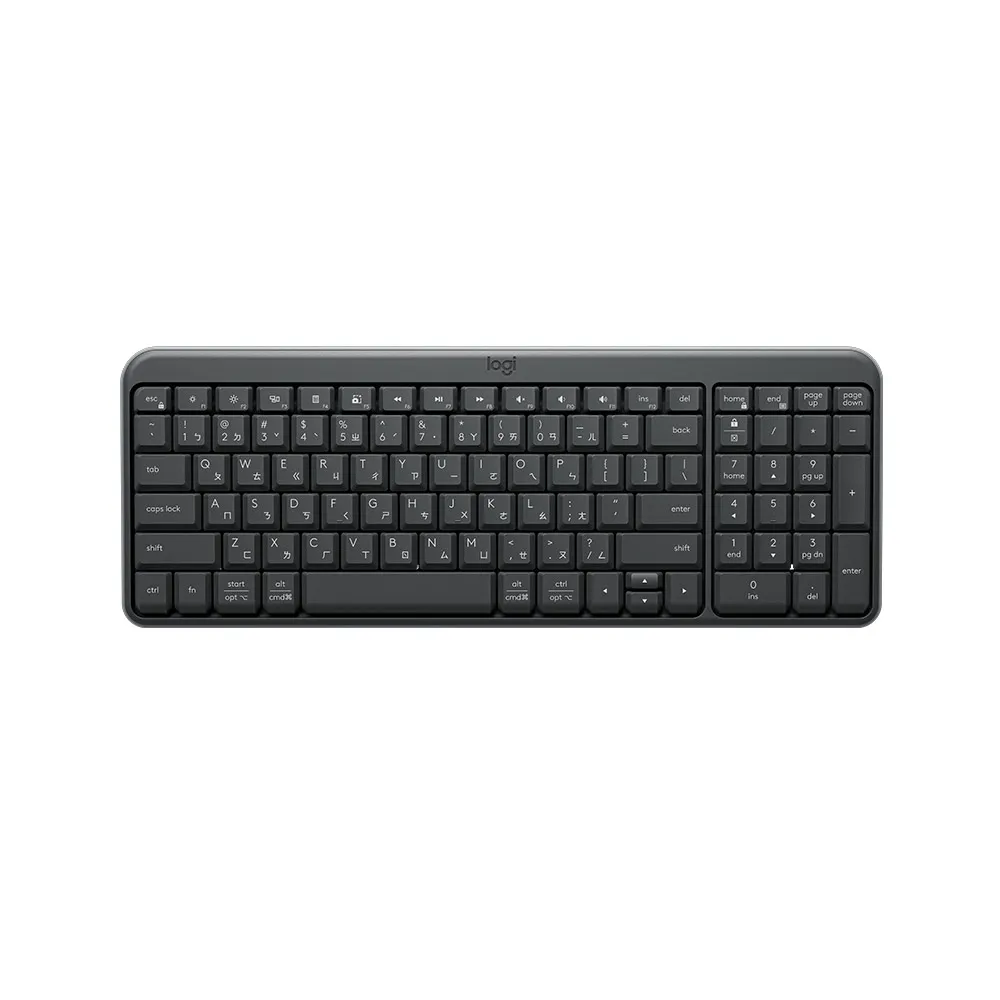 【Logitech 羅技】K250 無線藍牙鍵盤-石墨黑(不附接收器)