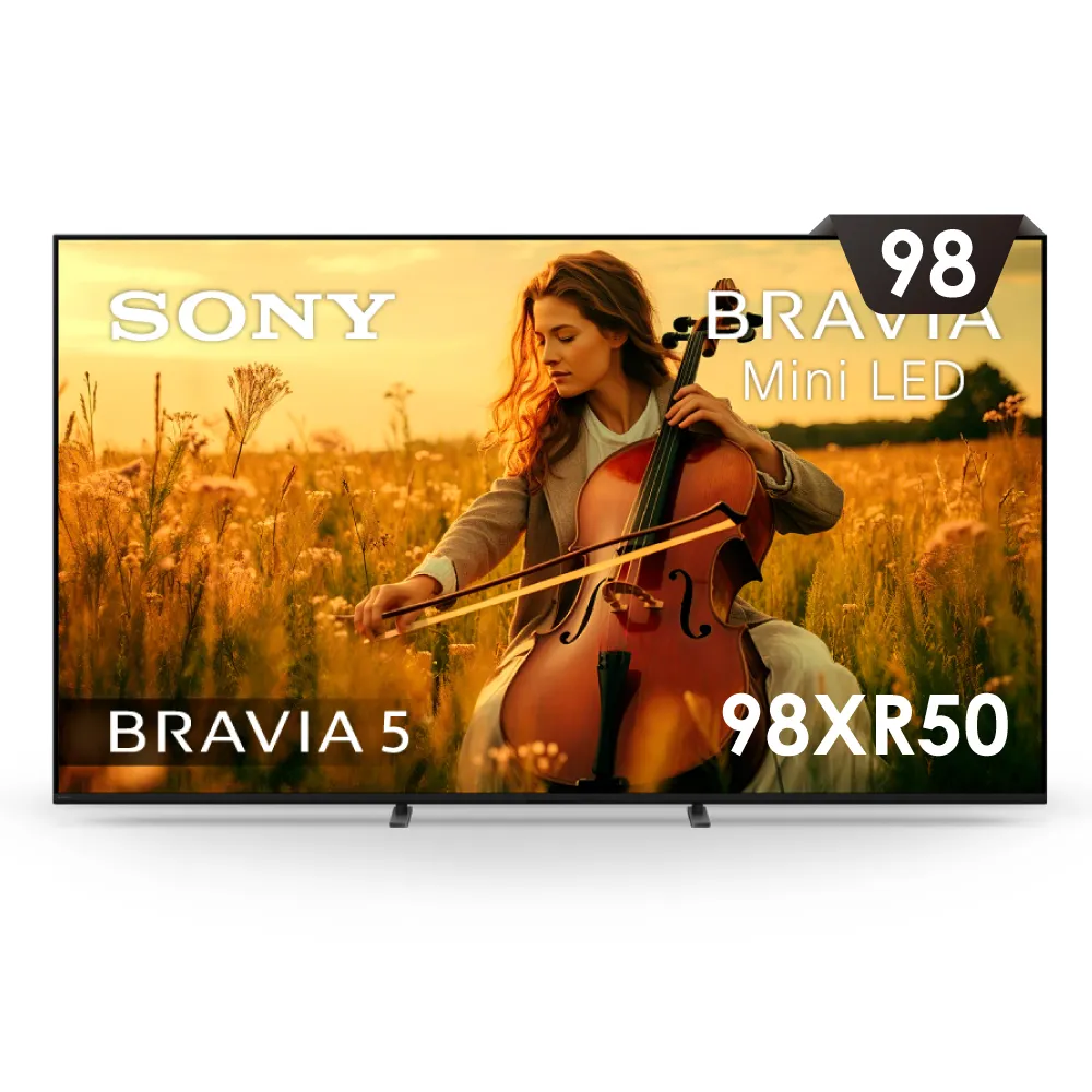 【SONY 索尼】BRAVIA 5 98型 XR Mini LED 4K HDR Google TV顯示器(Y-98XR50)