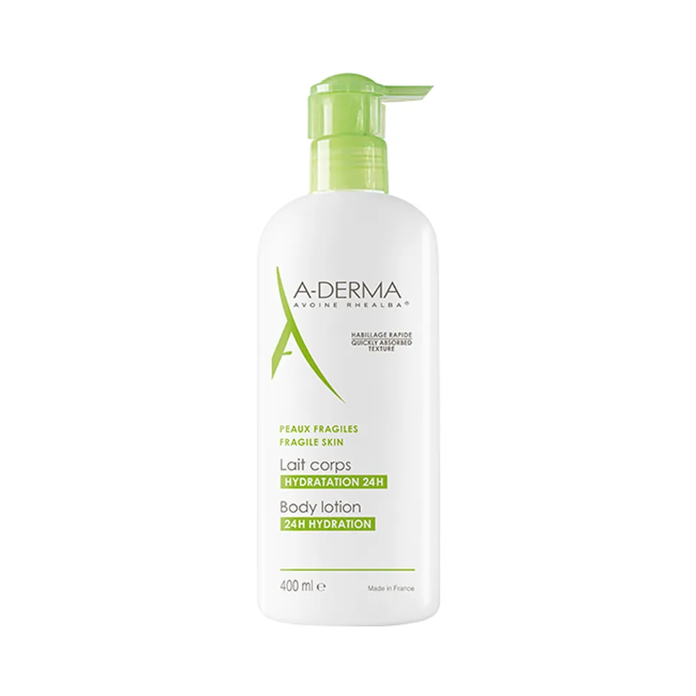 【A-DERMA 艾芙美】官方直營 燕麥超水感保濕身體乳400ml