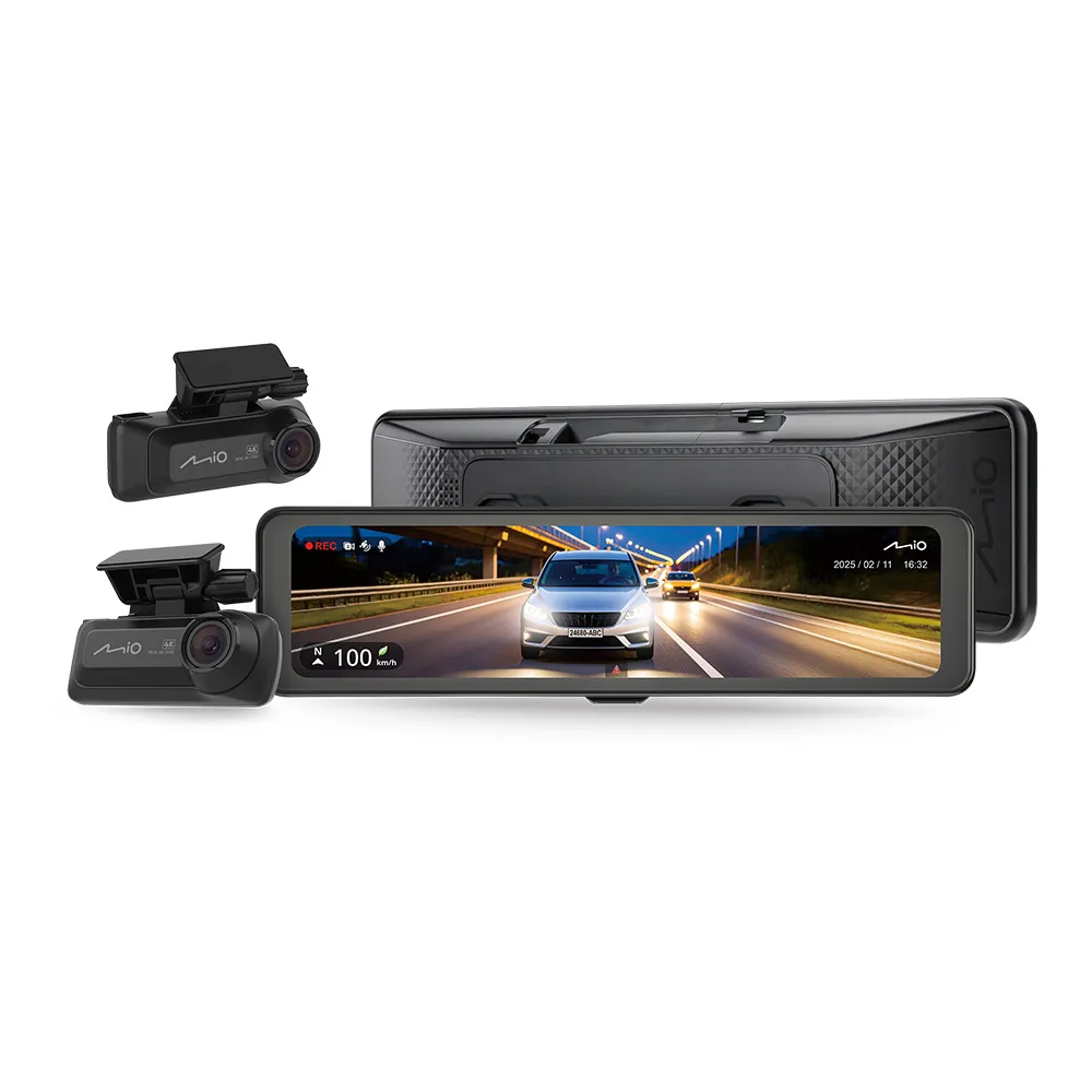 【MIO】MiVue R890WD 後視鏡型行車記錄器 前4K後4K(送-128G卡 行車紀錄器)