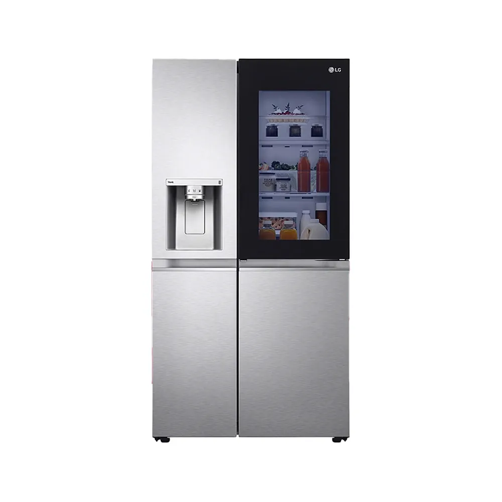 【LG 樂金】家電快配734公升InstaView☆敲敲看門中門冰箱 星月銀(GR-QPLC82SS)