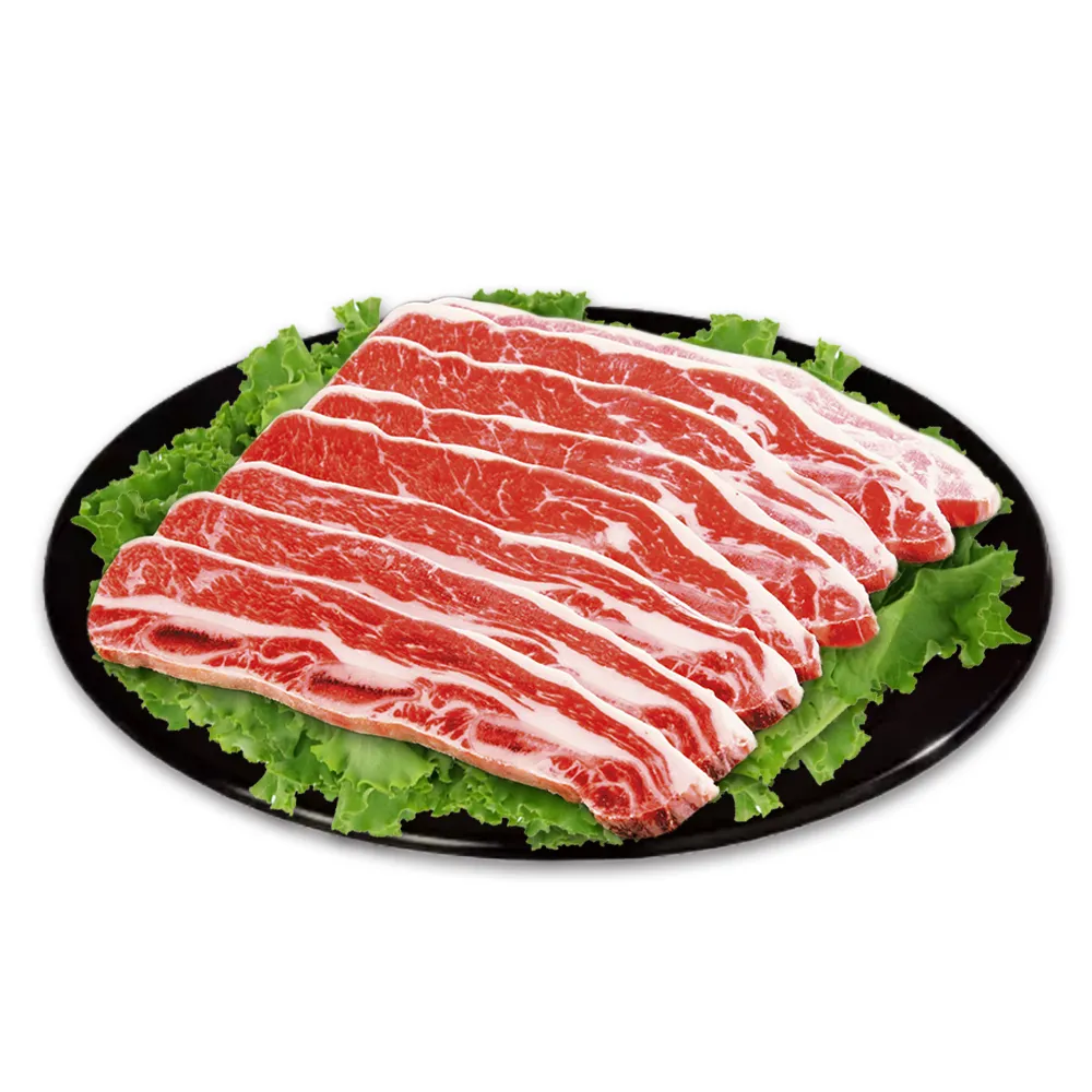 【饗讚】美國頂級霜降凍脂帶骨牛小排24片組(100g/片)