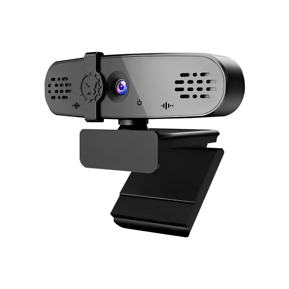 【DTAudio】三合一網路攝影機(2K高畫質 視訊鏡頭 麥克風 喇叭 Webcam 電腦鏡頭 直播 會議 網課 免驅動)
