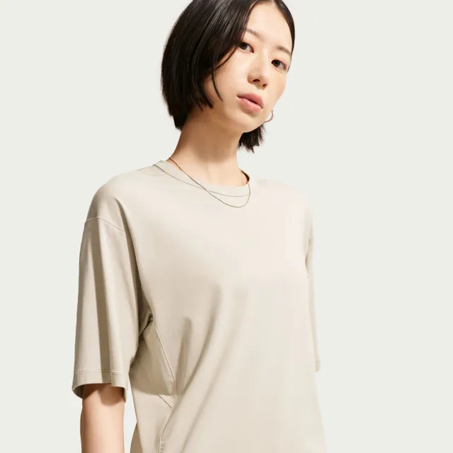 【NIKE 耐吉】短袖上衣 女 T恤 排汗 AS W NK DF 24.7 IS LGT SS TOP 米 IQ9333-236