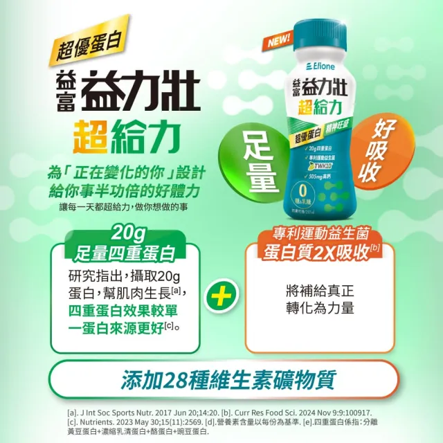 【益富】益力壯超給力237ml*24入(超優蛋白配方)